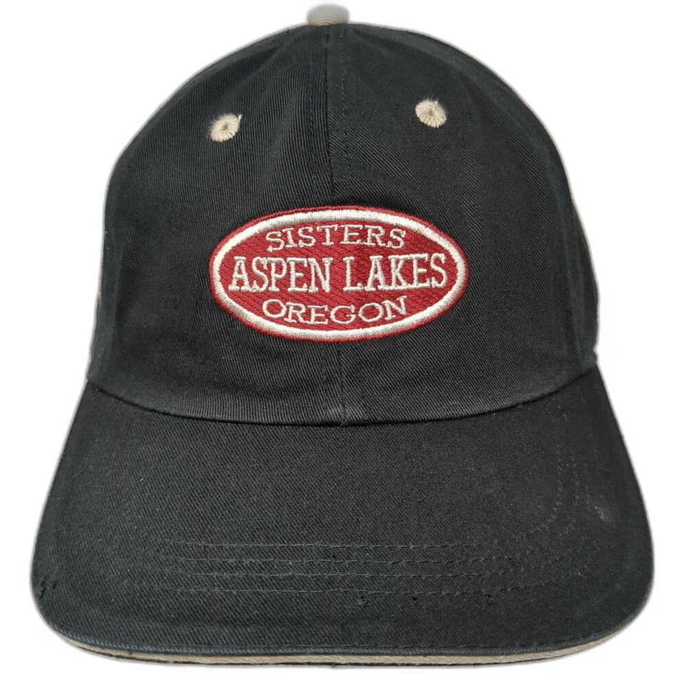 Ahead Baseball Cap Black One Size Ball Marker Aspen Lakes Oregon Golf Digest Hat